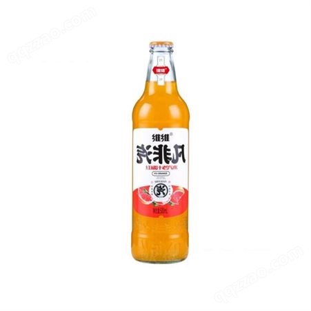 汽非凡红橘汁汽水500mL玻璃瓶装碳酸饮料果味气泡水