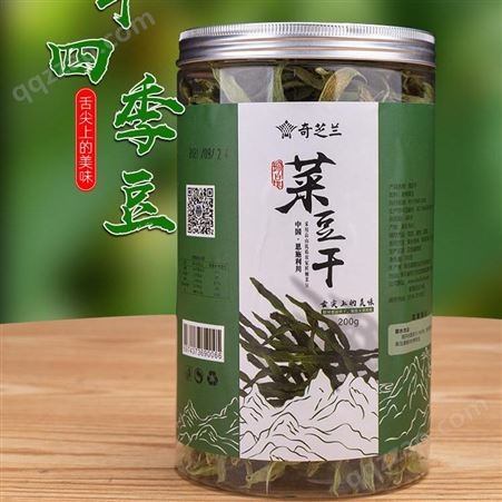 高山菜豆干四季豆干120g/罐