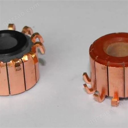佰隆机电供应 定制各种电机配件 槽型 平面型 钩型换向器