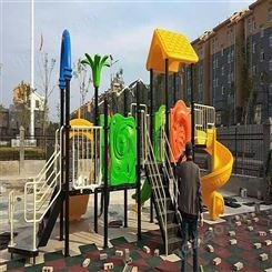 利华体育厂家直供儿童滑梯组合秋千室外幼儿园滑梯户外玩具小博士游乐设备