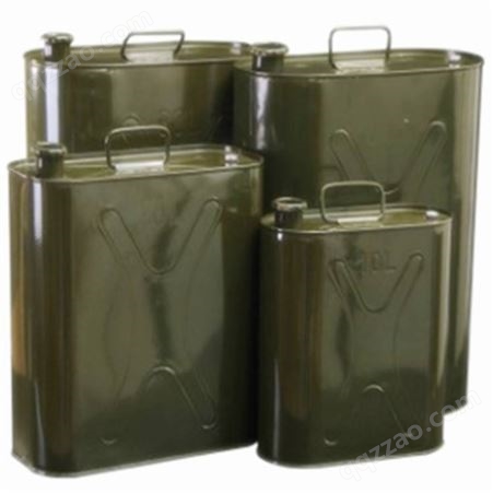 森林消防救援装备10L加厚钢板油壶军绿色汽油桶带双肩背包加油桶