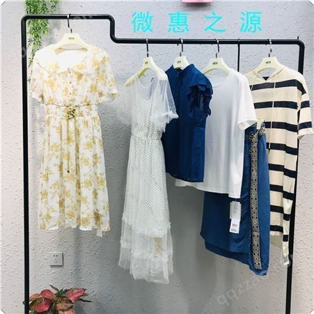 广州十三行品牌折扣女装连衣裙气质时尚拿货