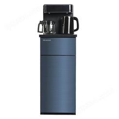 美菱 家用智能立式茶吧机 办公室饮水机远程遥控 下置式水桶 温热款 MY-YT912 灰色 台