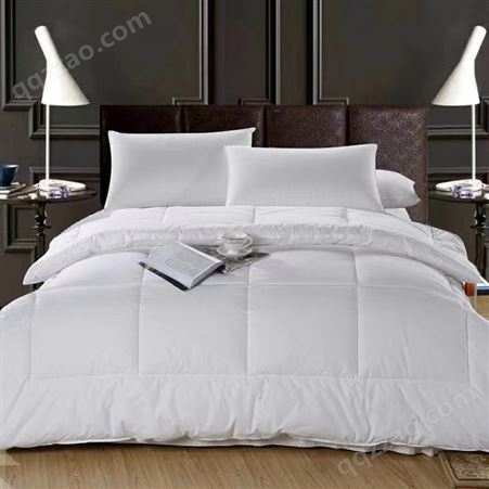 酒店民宿床上用品布草被子被芯枕头生产，工厂，家批发定制做