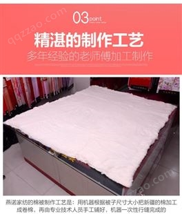 燕诺 缎条棉被 保暖性强 学生宿舍可用棉被子 规格多样