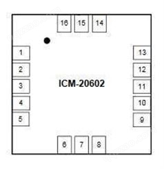 ICM-20602 振动、接近、位移传感器 INVENSENSE/应美盛 封装LGA-16 批次21+