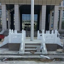 悦骐石业 汉白玉浮雕石栏板 石栏杆厂家 原厂批发