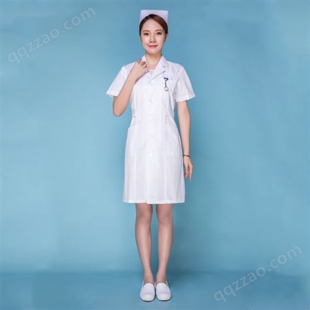 依姿洁服饰 夏装短袖护士服男女款白大褂吸湿工作服