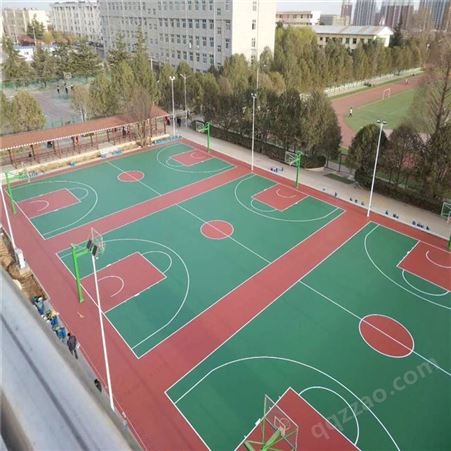 河北奥健只做塑胶南京硅PU排球场定制 球场翻新价免费资讯热线