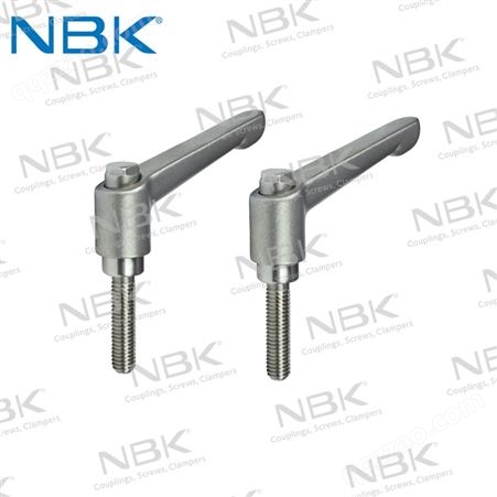 日本NBK LDMS-AS 全不锈钢制外螺纹夹紧手柄把手 机械配件