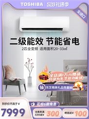 TOSHIBA东芝家用挂机空调进口2匹冷暖大清快变频自清洁包安装壁挂