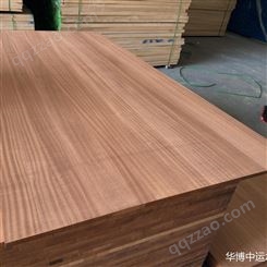 刚果沙比利直拼板E0环保实木板材家装定制工厂批发可定制