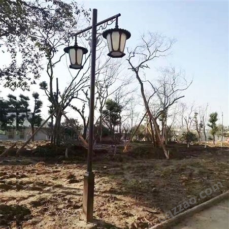 仿古庭院灯 供应3.5米公园中式太阳能路灯 款式多样 按需定制