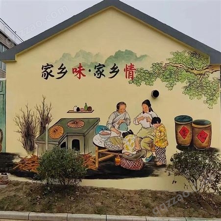 郑州墙体彩绘 户外文化墙创绘 画艺 欢迎咨询 运达手绘