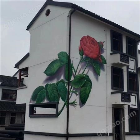 运达 墙体彩绘公司 宣传墙面彩绘 室外建筑手绘 个性定制