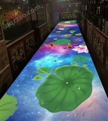 全息地面互动投影波浪鱼 沉浸式餐厅宴会厅KTV展厅走廊