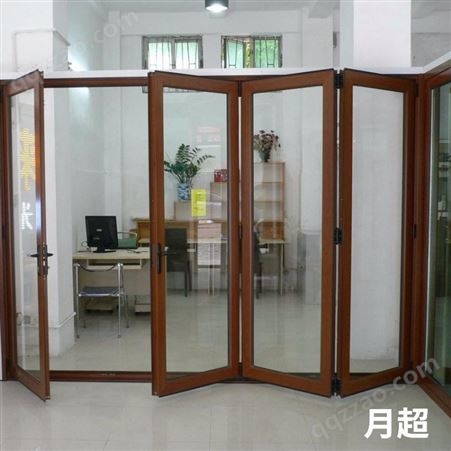 重庆折叠门厂家 阳台折叠门供应 月超建材