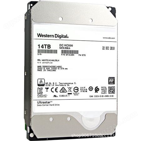 WD西部数据机械硬盘10t企业级12t服务器14t台式机3.5英寸西数硬盘