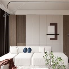 竹木纤维集成墙板 客厅护墙板天花大堂酒店背景装饰板