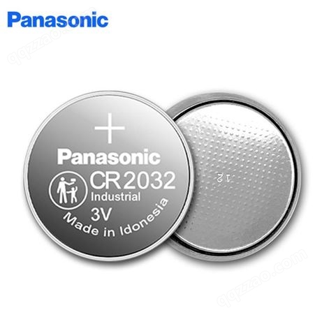 松下Panasonic纽扣锂电池CR2032 3V工业装电池CR2032/BN