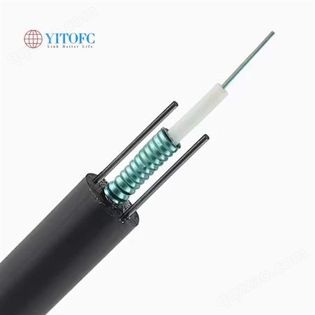 GYXTW 4芯单模室外光缆双平行钢丝 中心束管架空通信光纤