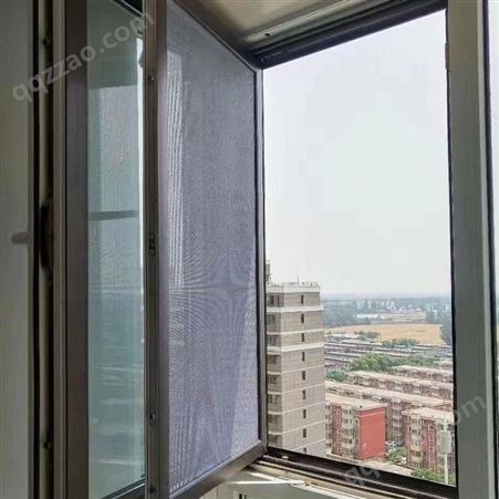 金刚网纱铝合金门窗 推拉式隐形纱窗 加密防蚊防鼠防盗