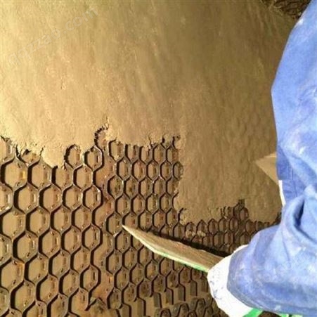 龟甲网耐磨陶瓷涂料 粘接性、抗冲蚀性强 耐高温耐磨损涂层