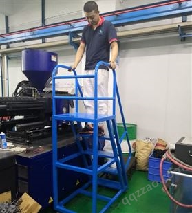 FXYJLT015注塑机加料梯图片 2米高移动上料梯 不锈钢加料梯子生产商