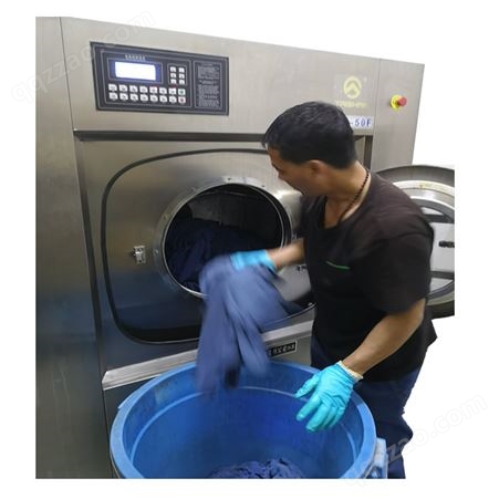 全自动工业洗衣机布草酒店工厂学校洗脱一体机商用水洗机设备