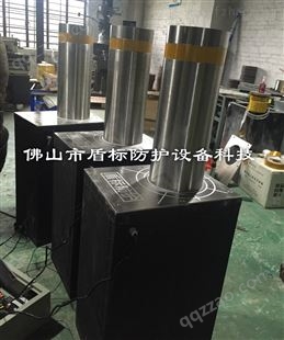 广州政府单位防撞电动升降柱，伸缩阻车桩
