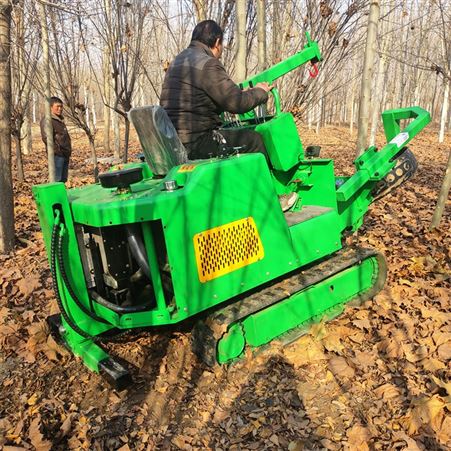 出售大型液压挖树机 土球式树苗移栽 履带式快速移动栽树机